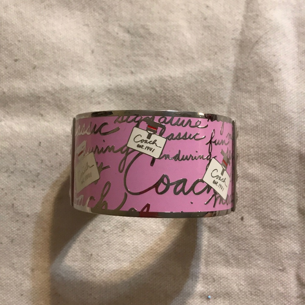 Pink Coach Bangle